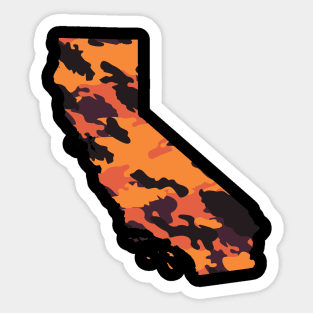 California Hunting Camo Sticker